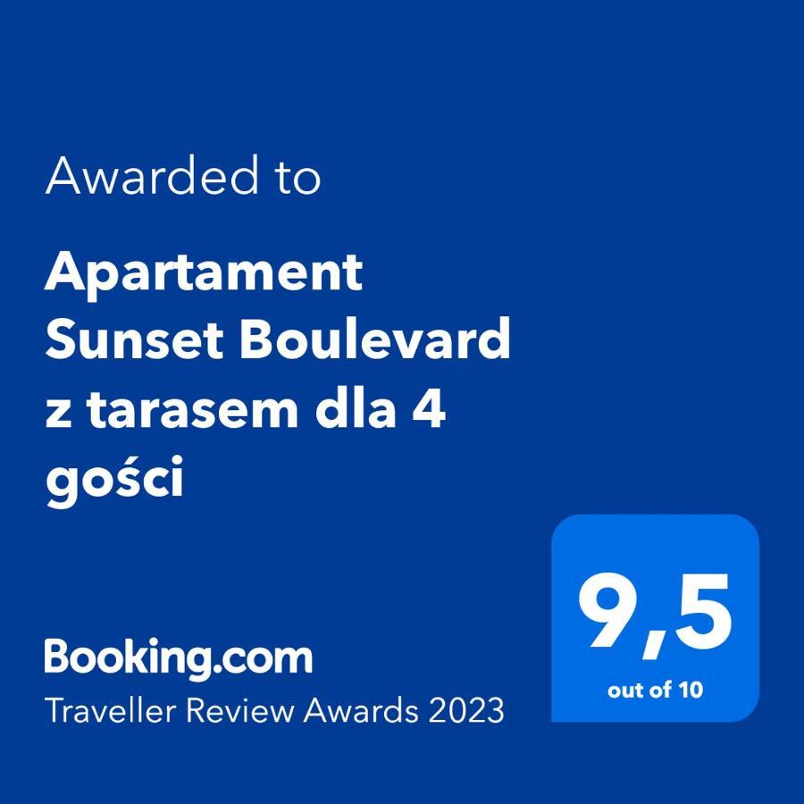 Apartament Sunset Boulevard Z Tarasem Dla 4 Gosci Гдыня Экстерьер фото